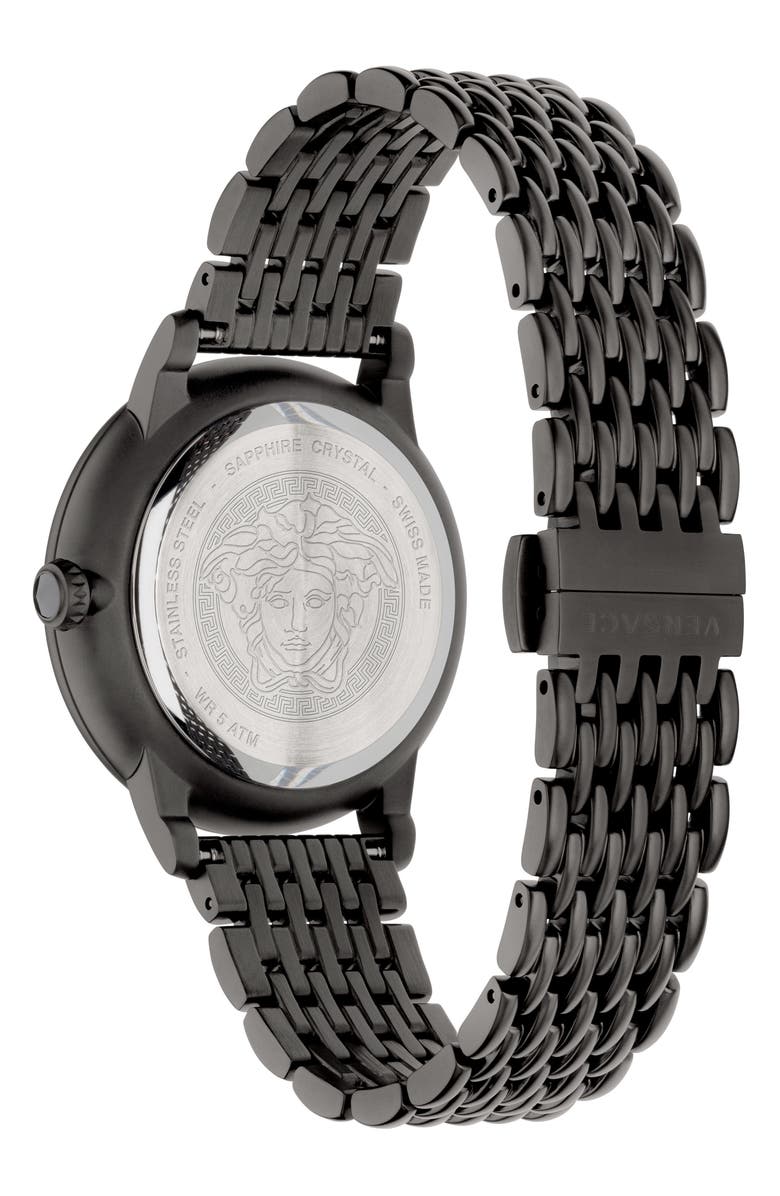Versace Medusa Icon Bracelet Watch, 38mm, Alternate, color, 