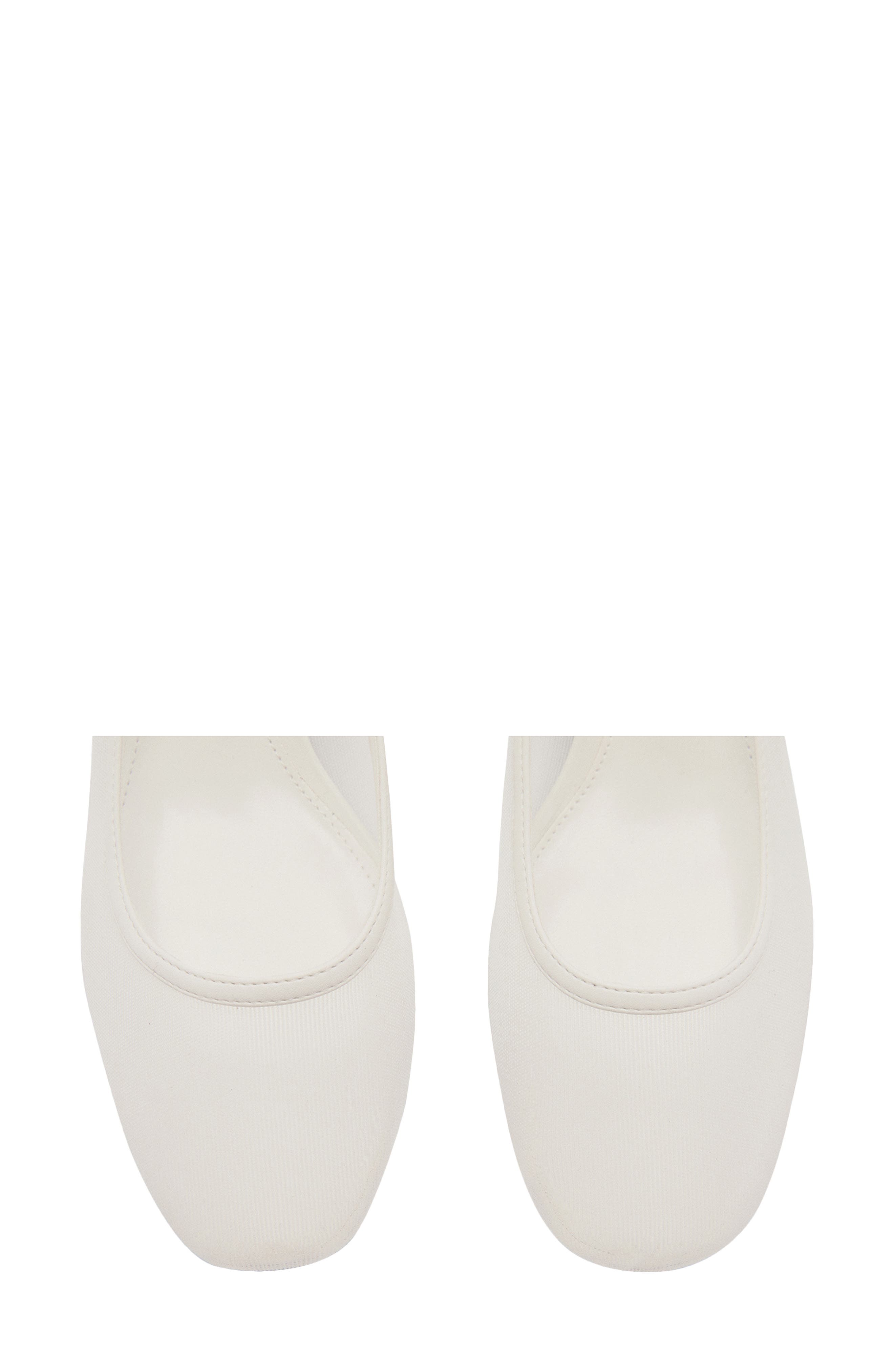 MANGO Mary Jane Pump, Alternate, color, White