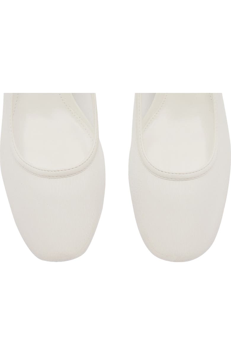 MANGO Mary Jane Pump, Alternate, color, White