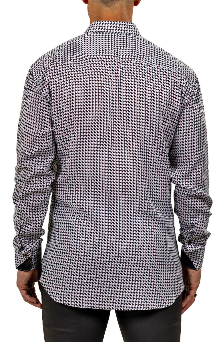 Maceoo Eins Marthy Contemporary Fit Button-Up Shirt, Alternate, color, White