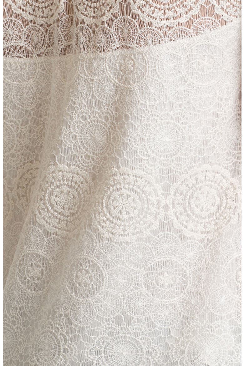 Jeans Vintage Lace Tee, Alternate, color, CREAM