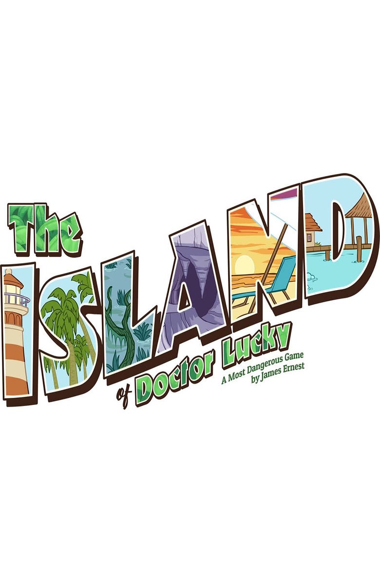 Cheapass Games Island Of Doctor Lucky Strategy and Luck Family Board Game, Alternate, color, Multicolored