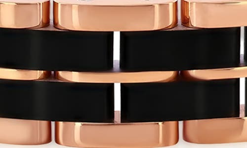 Blackjack Two-tone Stripe Stainless Steel Bracelet