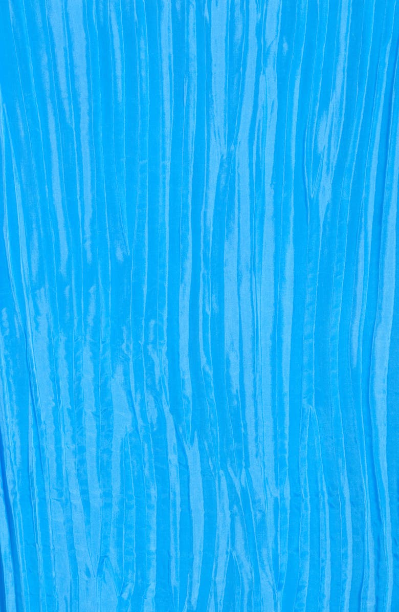 Eileen Fisher Whisper Crushed Silk Scarf, Alternate, color, Azure