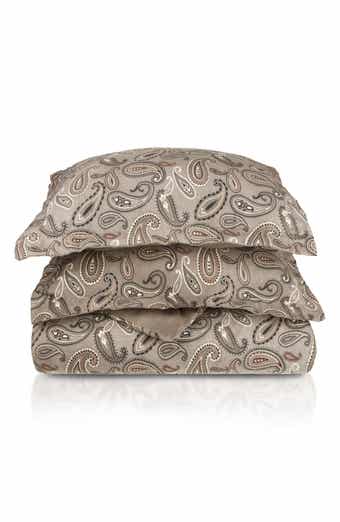 Cotton Flannel Paisley Duvet Set