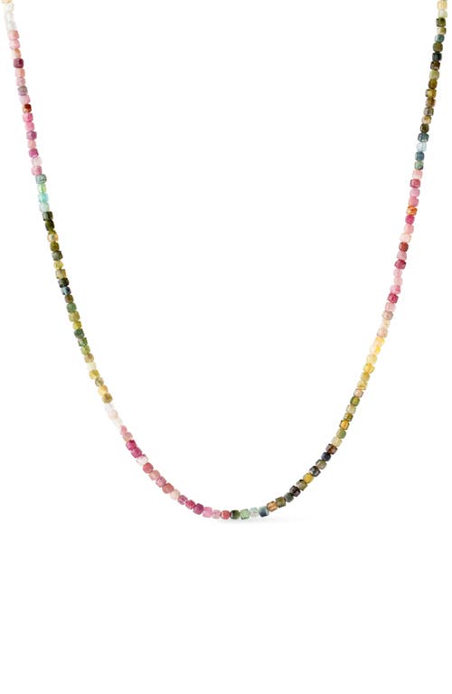 Ana Luisa Solid Yellow Gold - Tourmaline Beaded Necklace at Nordstrom