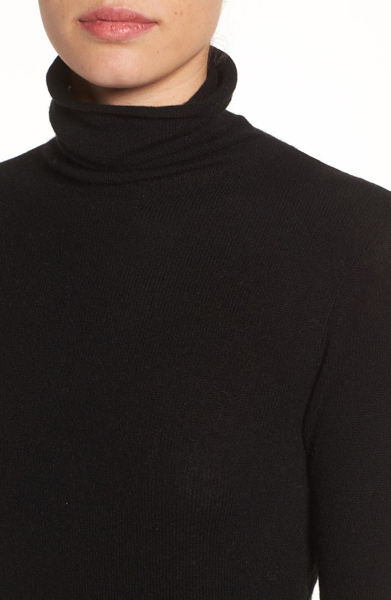 Halogen<sup>®</sup> Wool & Cashmere Funnel Neck Sweater, Alternate, color, 