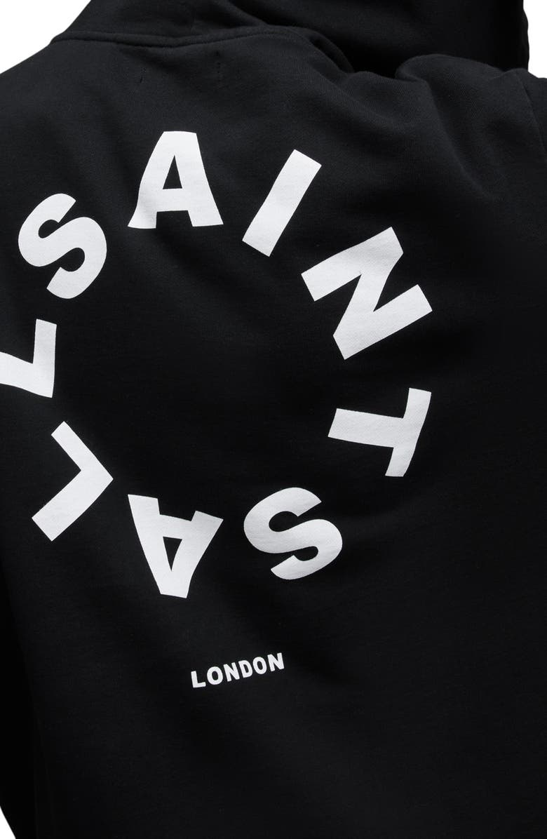 AllSaints Tierra Pullover Graphic Hoodie, Alternate, color,