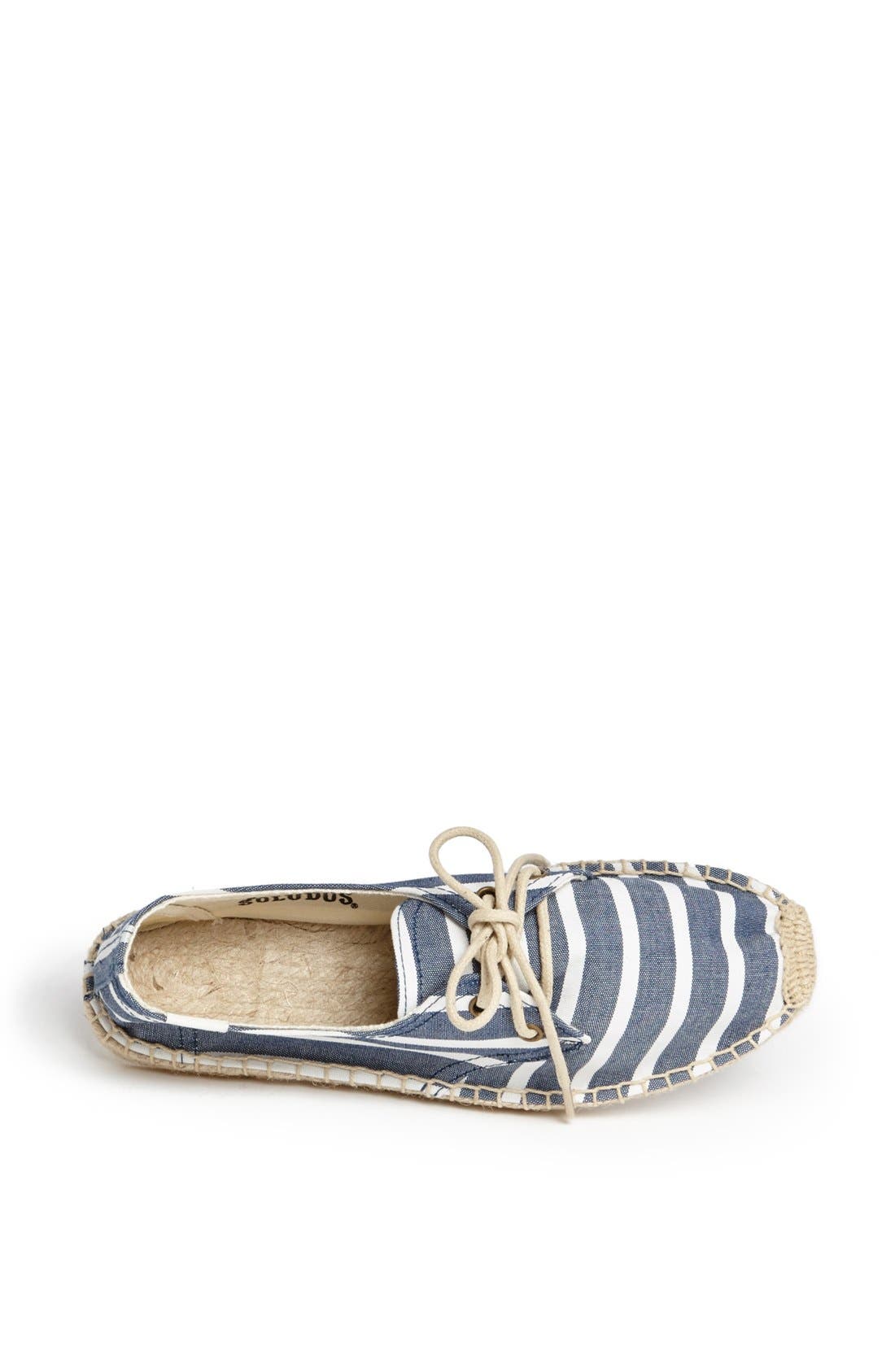 'Derby - Classic Stripe' Espadrille Sneaker, Alternate, color, LIGH NAVY/ WHITE