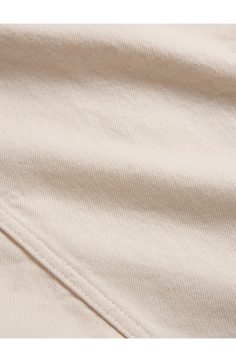 Celtic & Co. Boxy Patch Pocket Denim Jacket, Alternate, color, Undyed Oatmeal