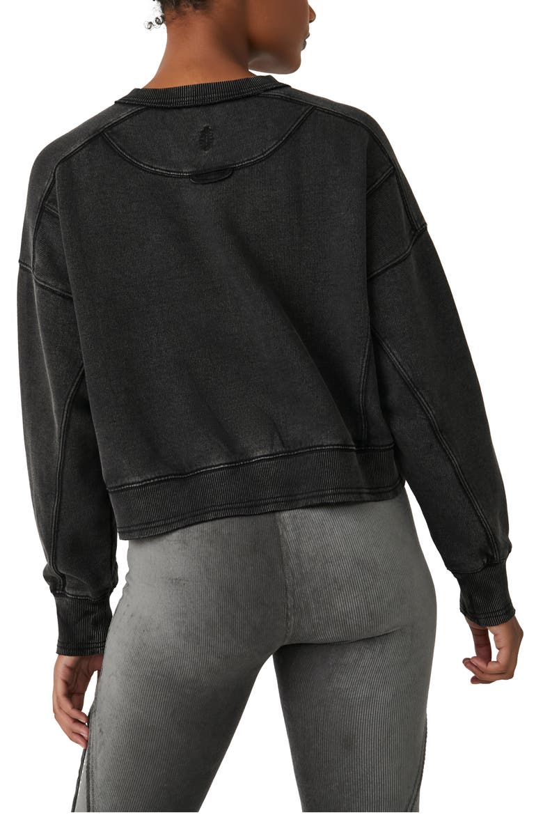 FP Movement Intercept Cotton Blend Sweatshirt, Alternate, color, BLACK