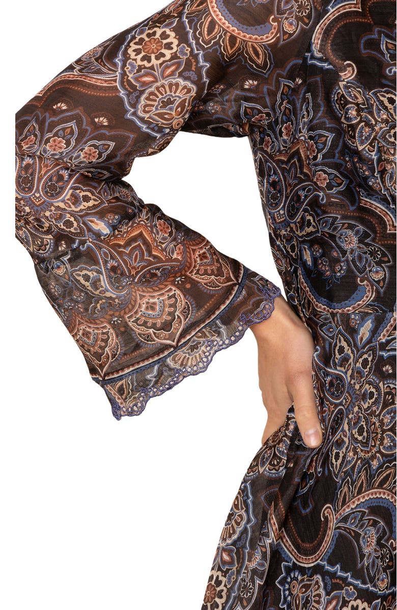 Hale Bob Artemis Organza Dress, Alternate, color, 