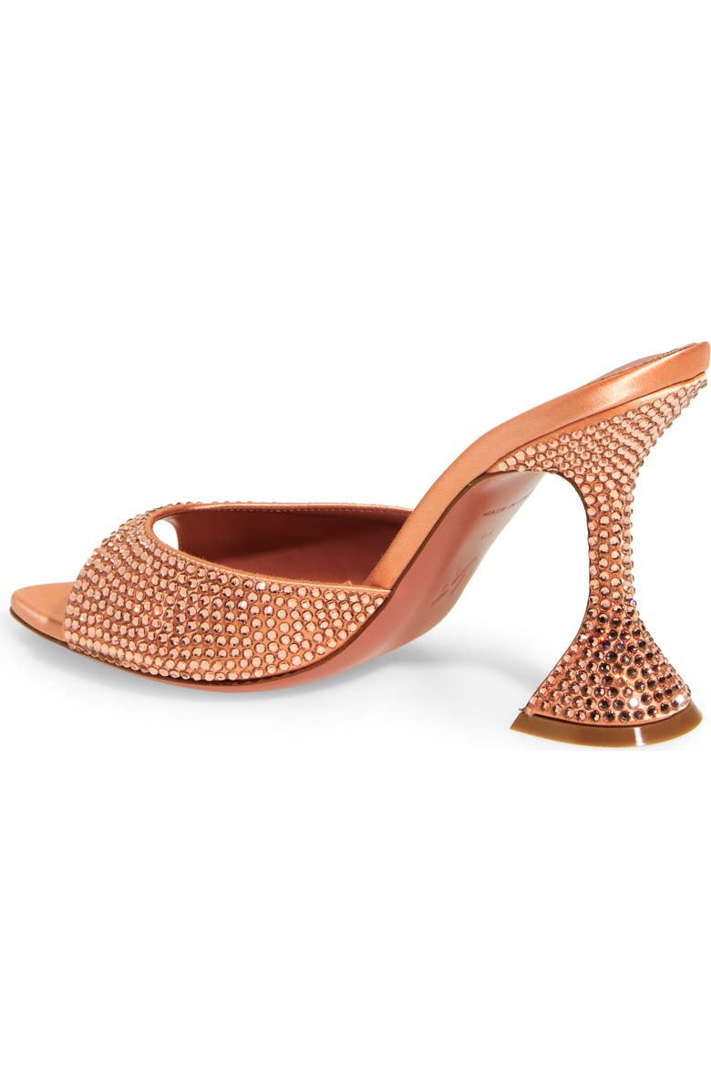 Amina Muaddi Caroline Crystal Embellished Pointed Toe Sandal, Alternate, color,