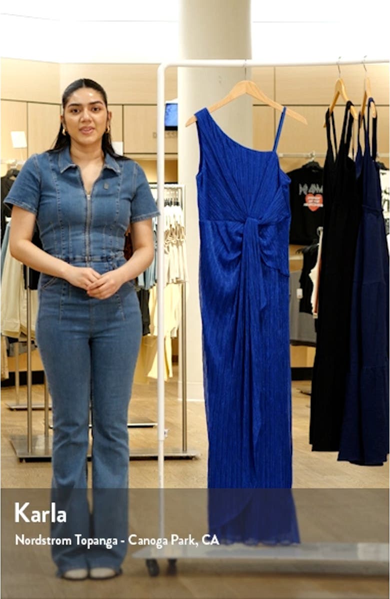 One-Shoulder Evening Gown, sales video thumbnail