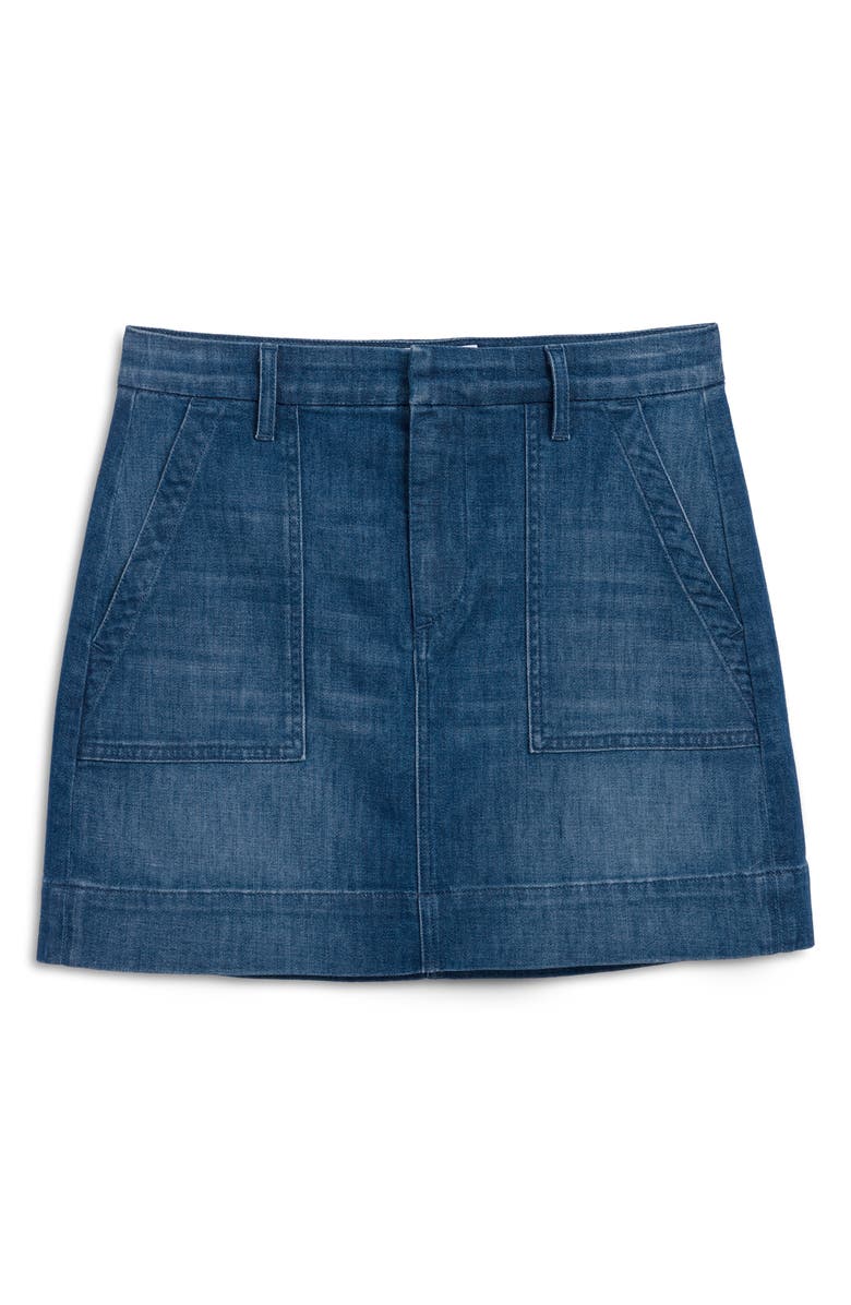 Frank & Eileen Jameson Denim Utility Skirt, Alternate, color, Washed Blue
