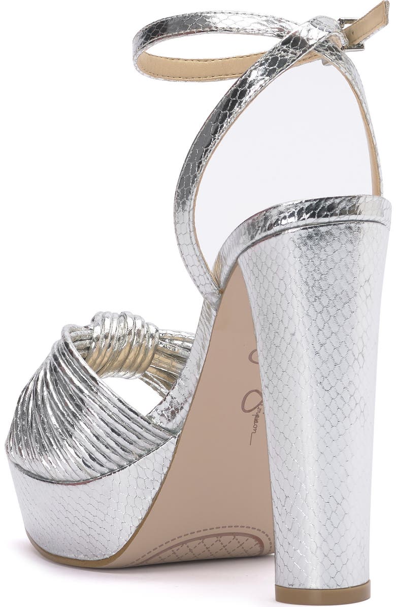 Jessica Simpson Immie Platform Sandal, Alternate, color, Silver