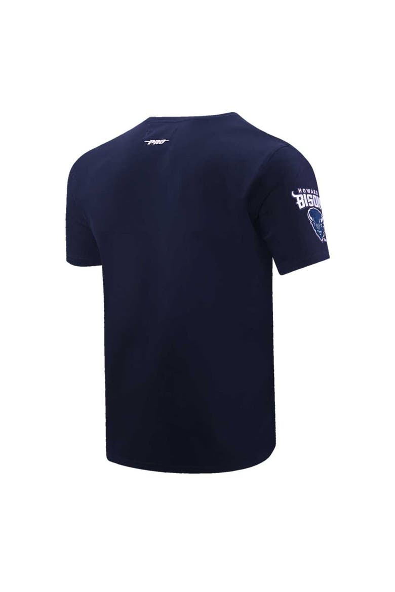 Men's Pro Standard Navy Howard Bison Script Tail T-Shirt, Alternate, color, Navy
