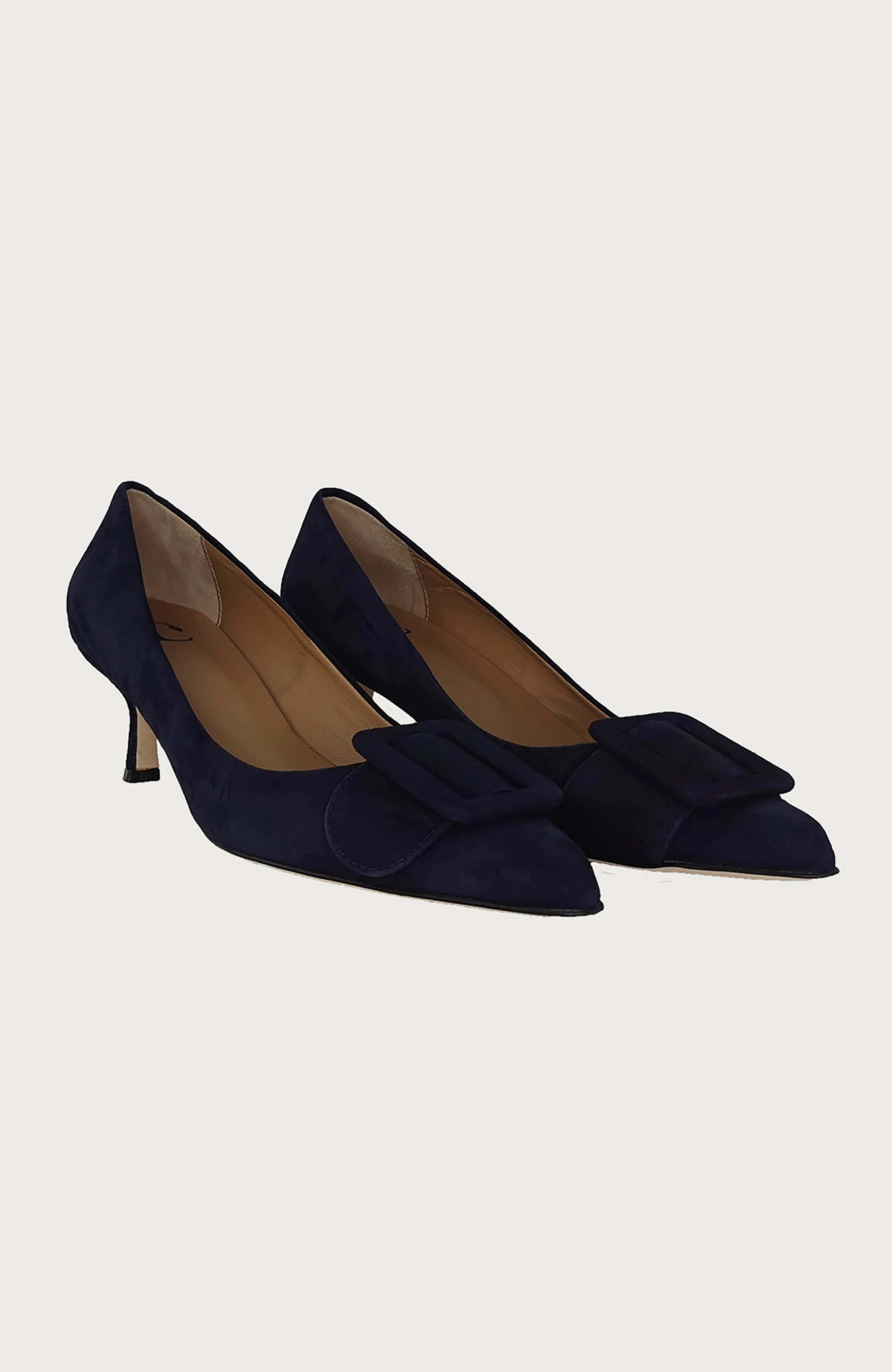 Andrea Carrano Shoes Milk Kitten Heel Pump, Alternate, color, Navy