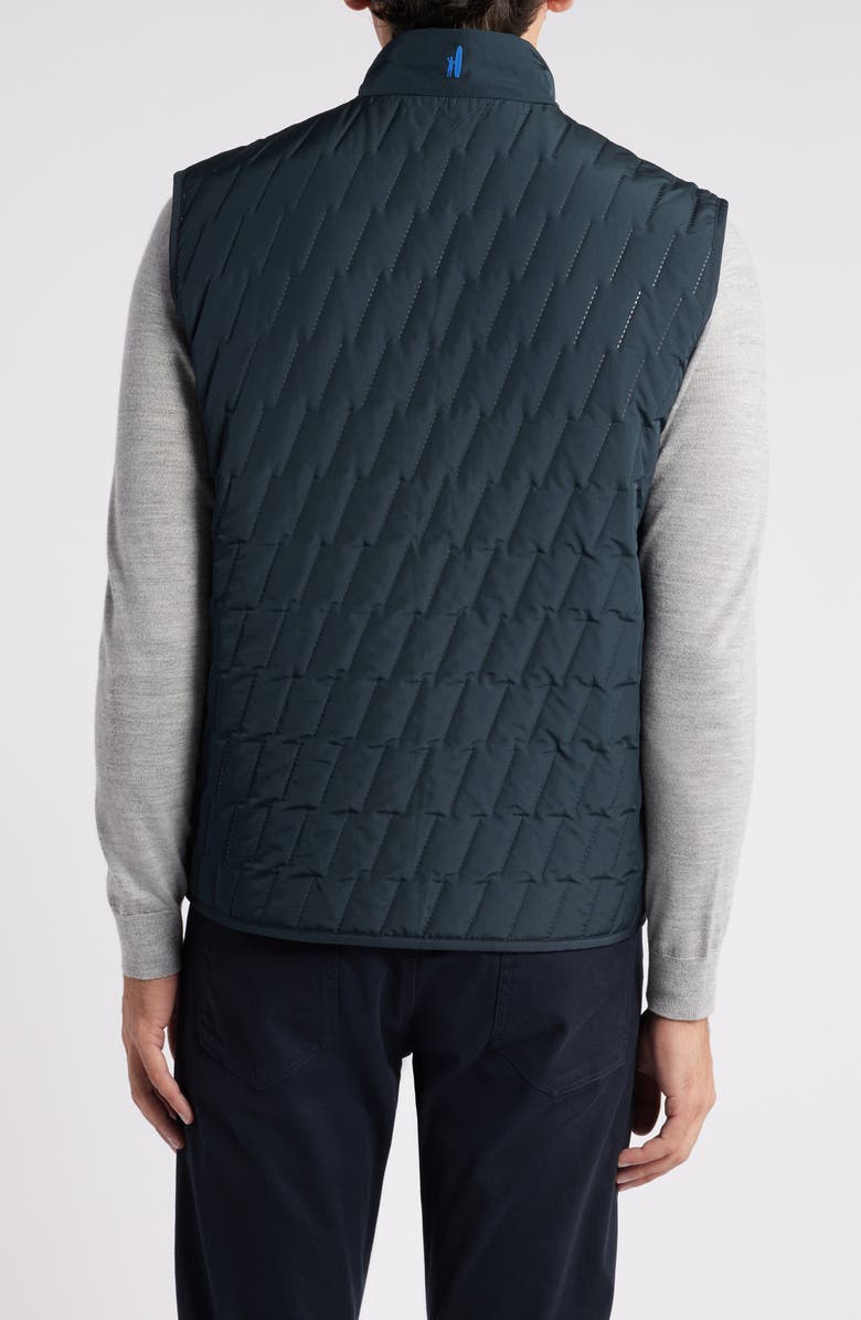 johnnie-O Belfry Quilted Vest, Alternate, color, Black