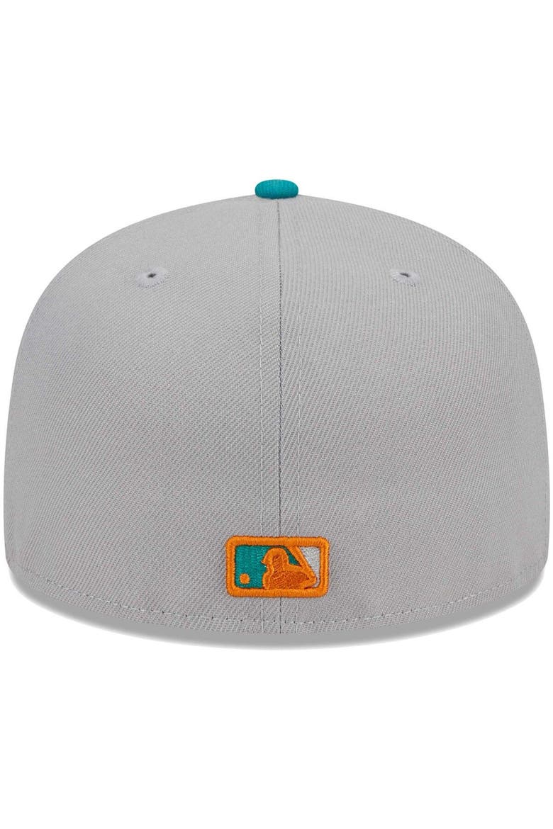 Men's New Era Gray/Teal San Francisco Giants  59FIFTY Fitted Hat, Alternate, color, Gray