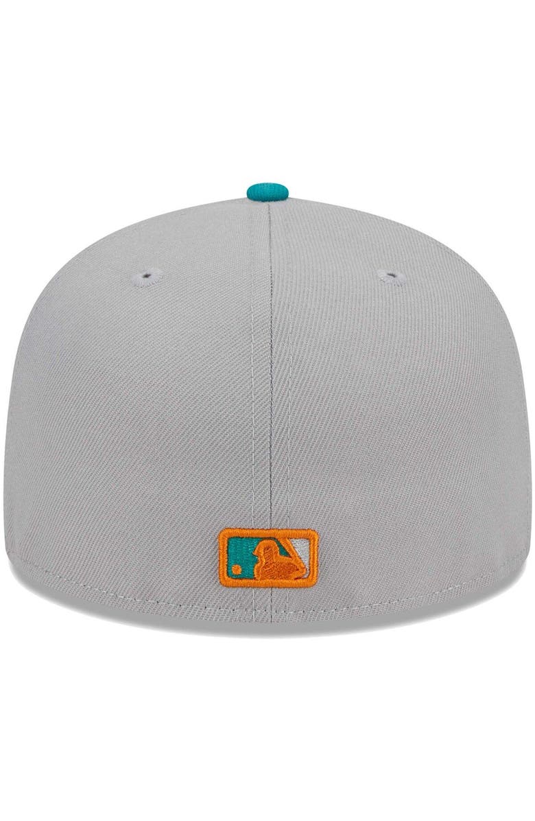 New Era Men's New Era Gray/Teal San Francisco Giants  59FIFTY Fitted Hat, Alternate, color, 