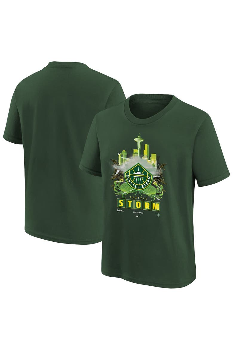 Youth Nike  Green Seattle Storm Original Content T-Shirt, Main, color, Green