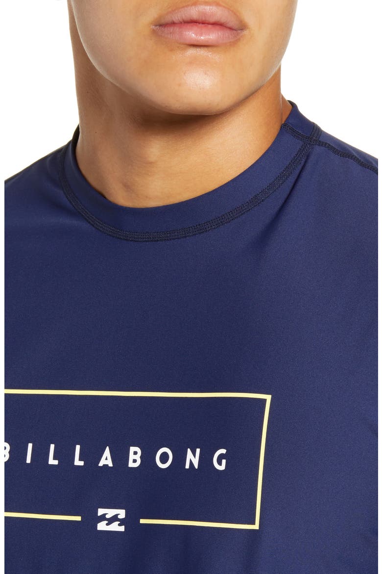 Union Loose Fit Short Sleeve Rashguard, Alternate, color, NAVY