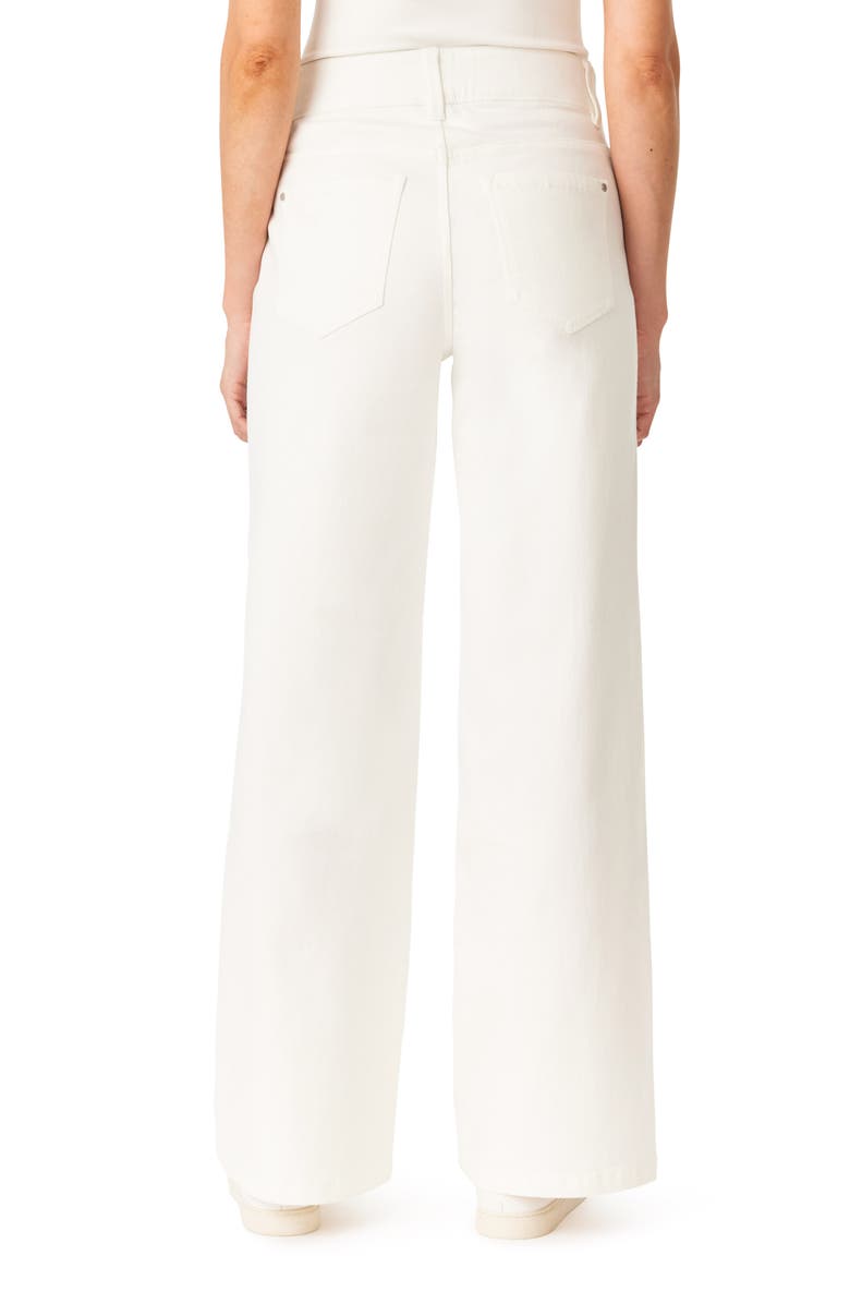 CURVE APPEAL Desk to Dinner 32-Inch High Rise Wide Leg Jeans, Alternate, color, Whisper White