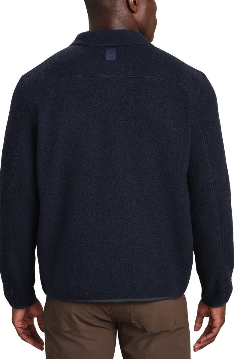 Rhone Fairbanks Fleece Quarter Snap Pullover, Alternate, color, True Navy