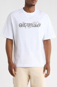 Off-White Bookish Flower Graphic T-Shirt