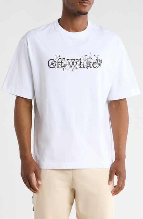 Off-White Bookish Flower Graphic T-Shirt