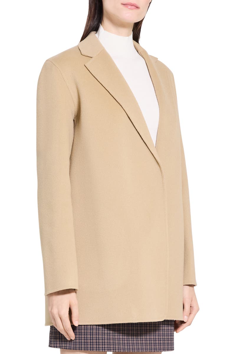 Theory Clairene Wool & Cashmere Jacket, Alternate, color, New Camel - E92