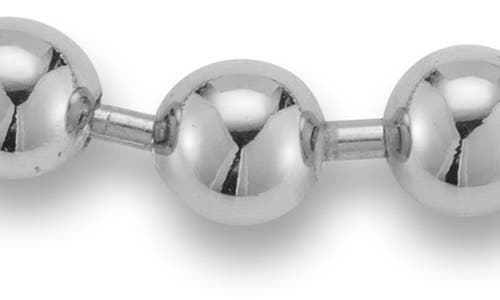 Chloe & Madison Chloe And Madison Ball Chain Bracelet In Silver