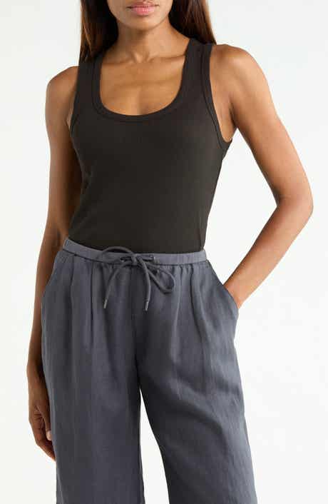 Scoop Neck Ribbed Tank