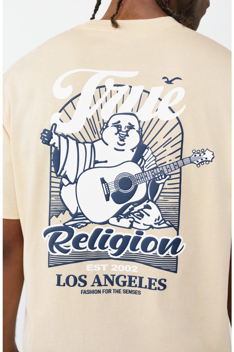 Cali Bay Big Buddha Graphic T-Shirt, Alternate, color, FOG