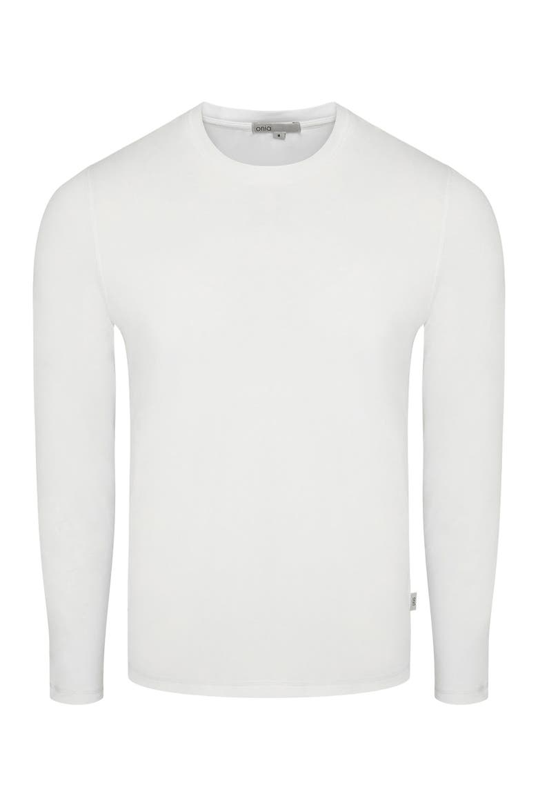 Stretch Nylon Rash Guard, Alternate, color, White