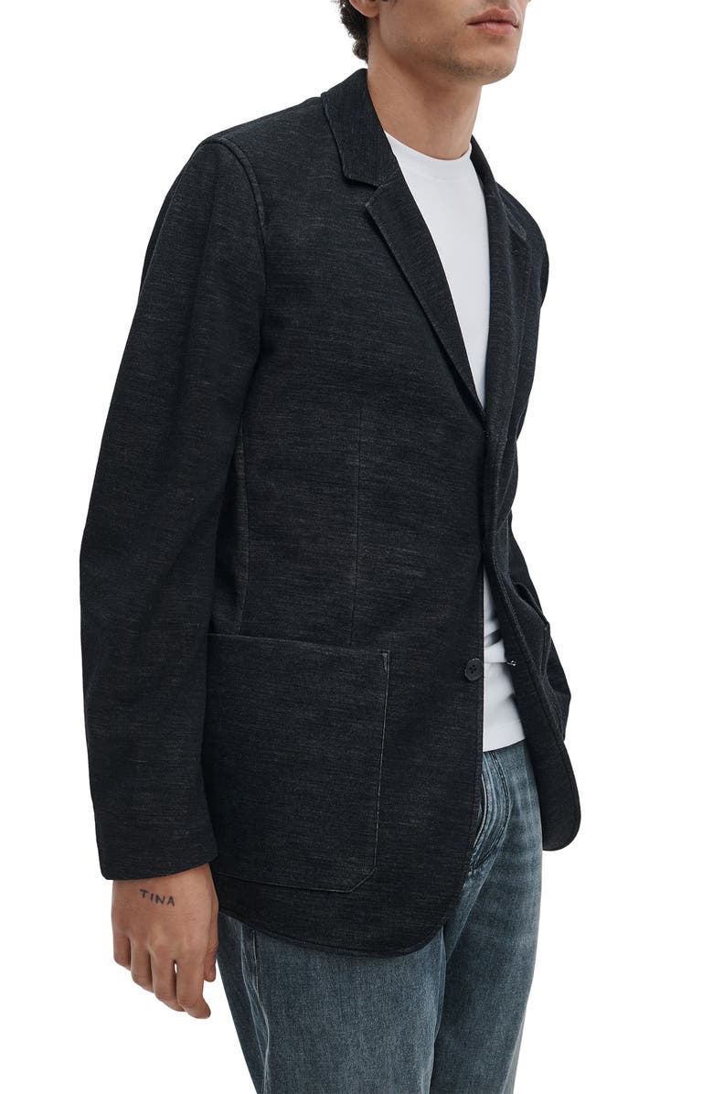 rag & bone Vincent Cotton Knit Blazer, Alternate, color, 