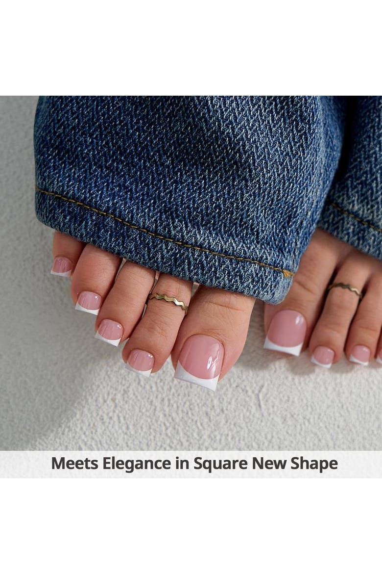 Press-on Nails Set Short Square, Alternate, color, Ma'am
