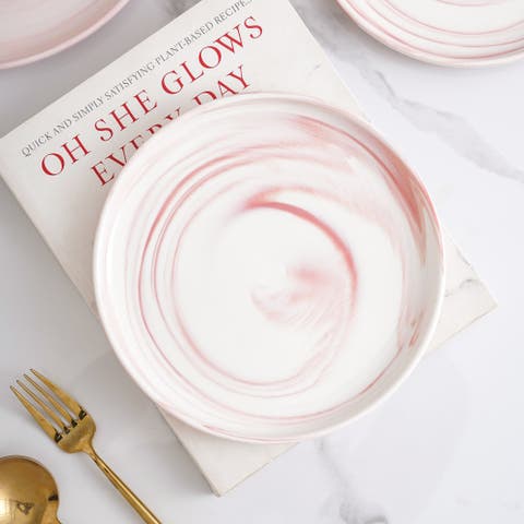 Brighton Porcelain 4-Piece Salad Plate Set