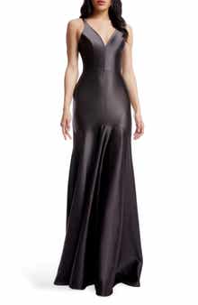 Shirley Stretch Satin Mermaid Gown