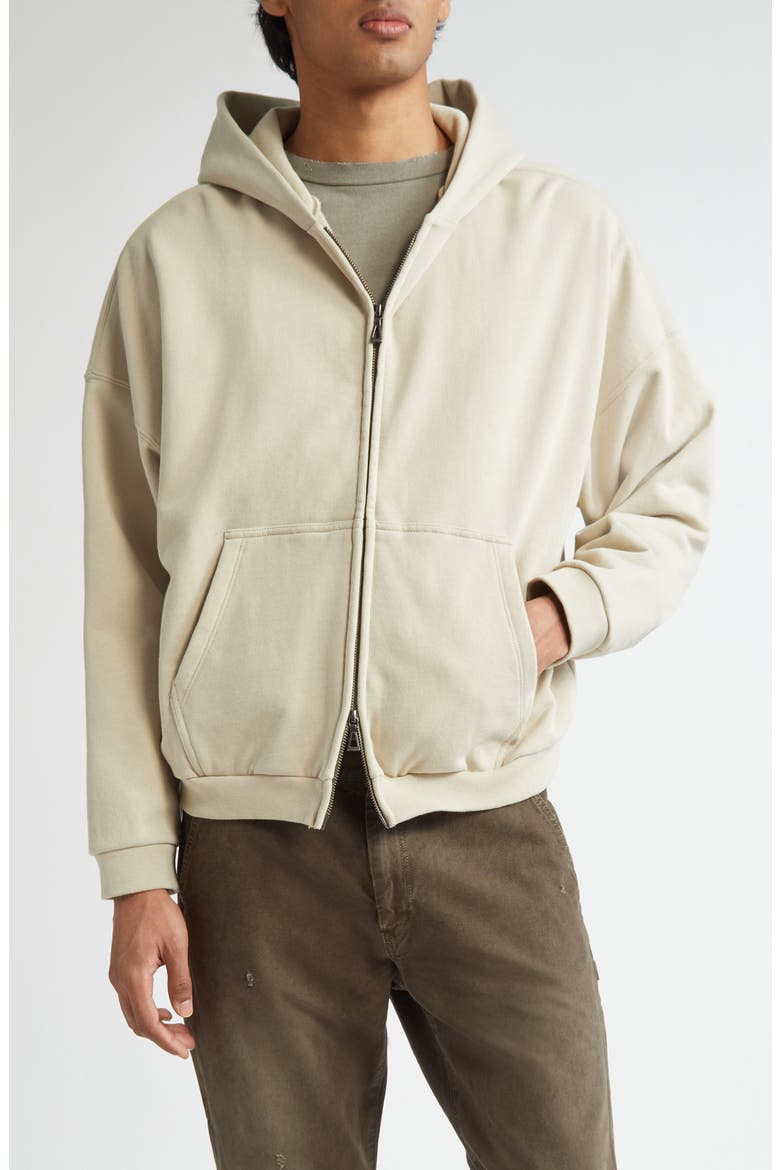 Frances Full Zip Hoodie, Main, color, DUNE
