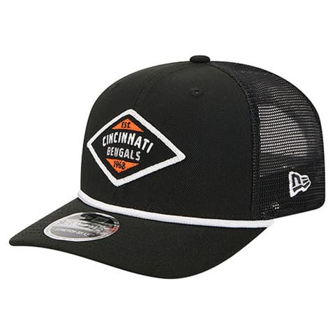 Men's New Era  Black Cincinnati Bengals Team 9SEVENTY Adjustable Hat