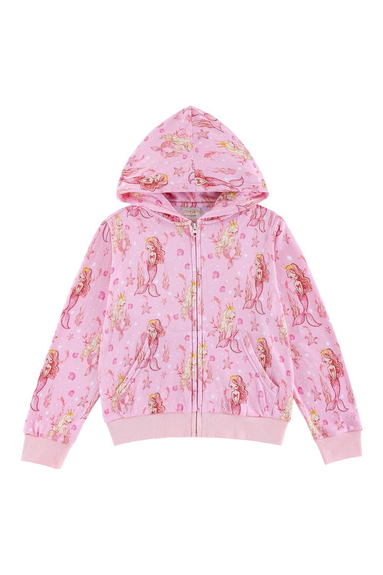 Kids' Soft Fleece Zip Hoodie, Main, color, PINK