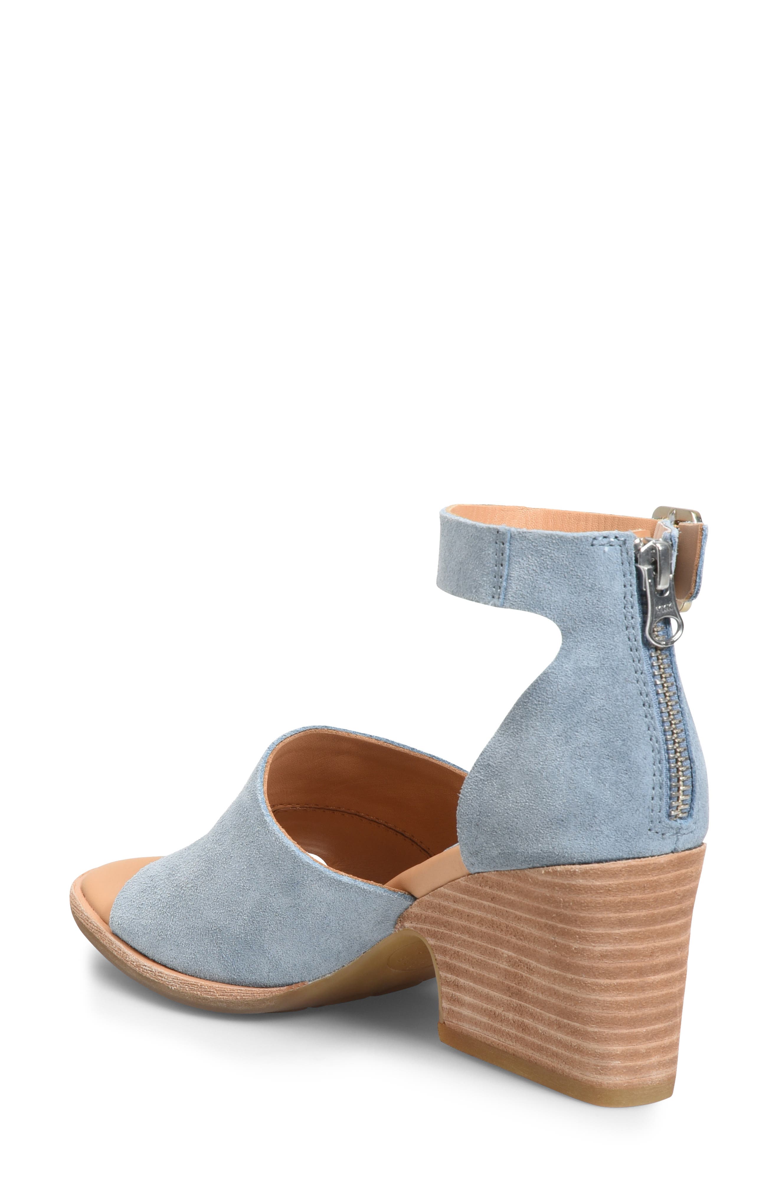 Gazania Sandal, Alternate, color, BLUE SUEDE