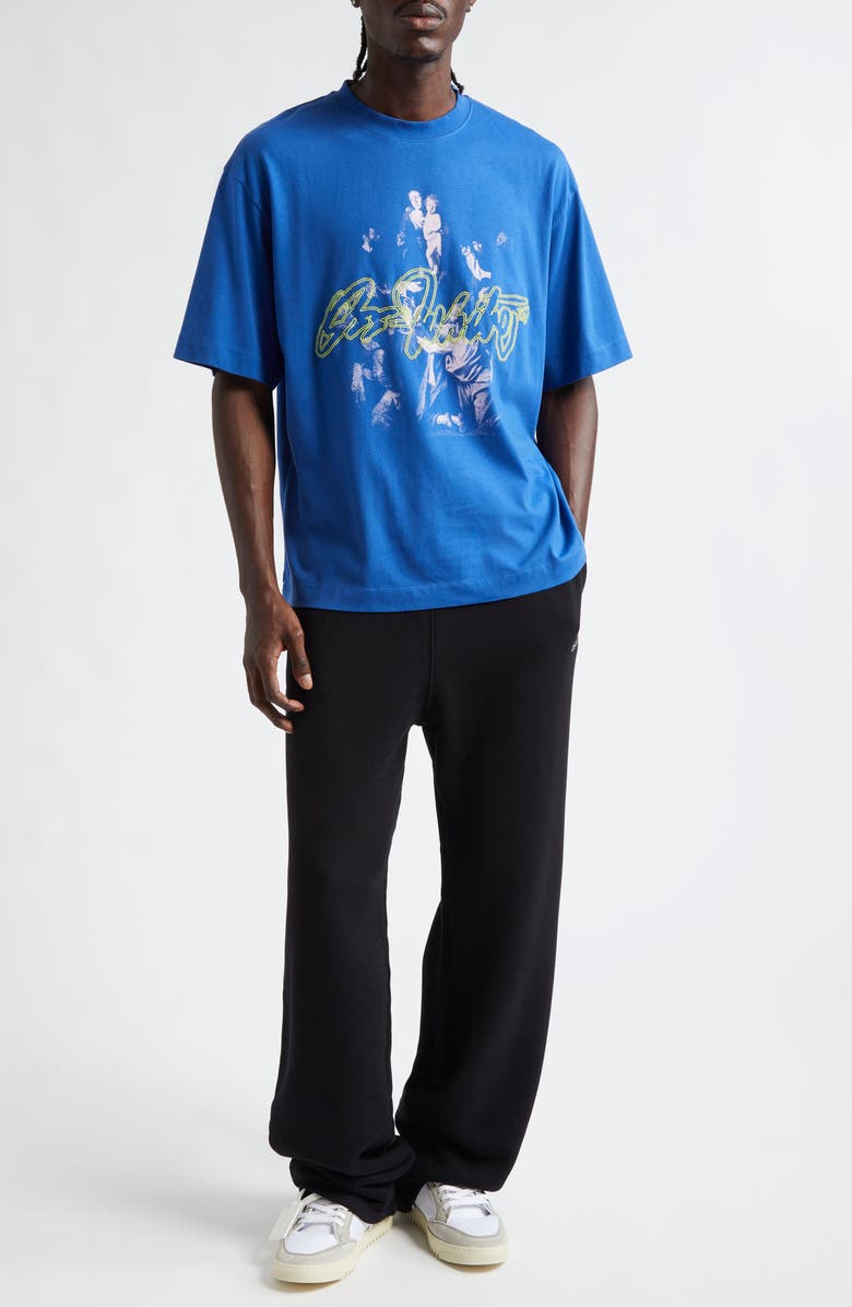 Off-White Script Mary Skate Embroidered Cotton Graphic T-Shirt, Alternate, color, 