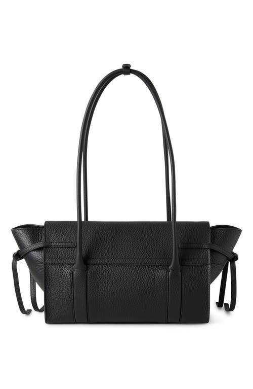Mulberry Small Soft Bayswater Leather Satchel In Black