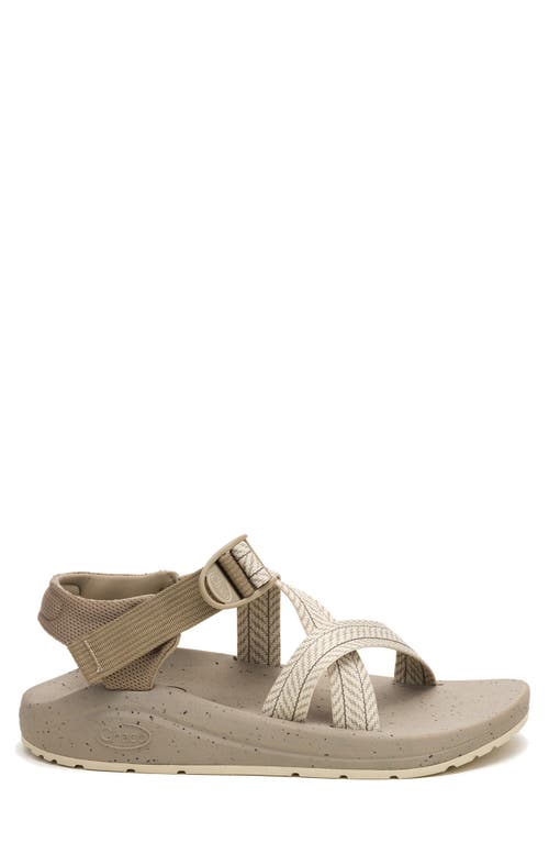 Chaco Cushz Sandal In Frond Dark Vanilla