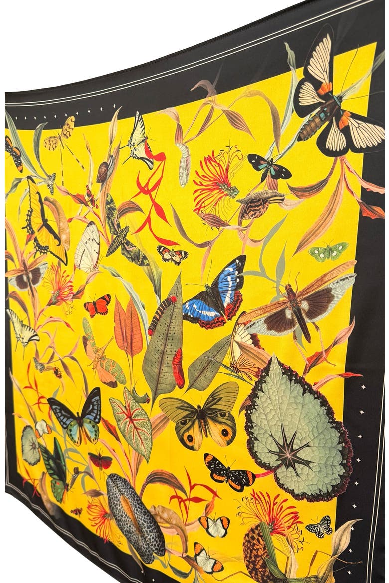 Scarf Butterfly 1, Alternate, color, Yellow