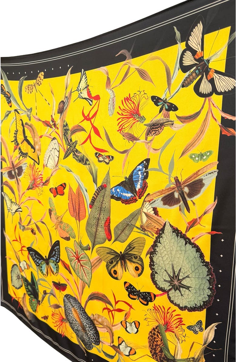 Muzaluci Scarf Butterfly 1, Alternate, color, Yellow