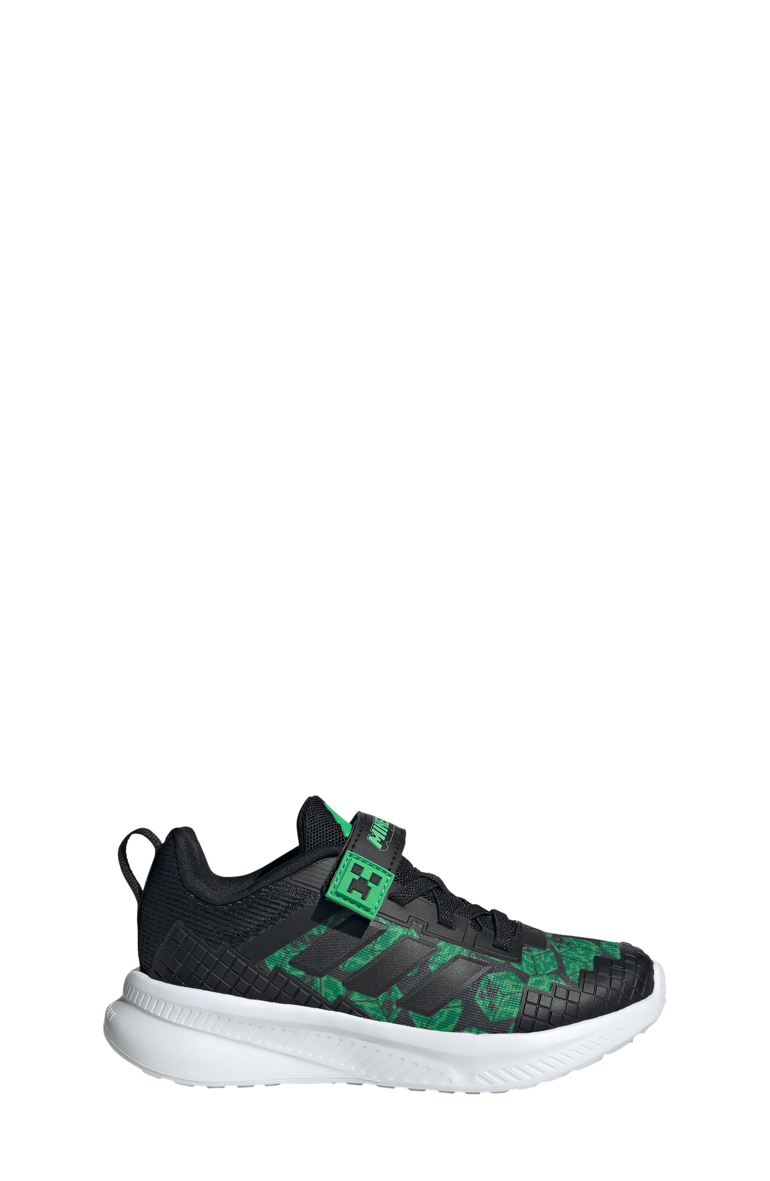 adidas x Minecraft<sup>®</sup> Kids' Fortarun 4.0 Sneaker, Alternate, color, Cblack/Cbl